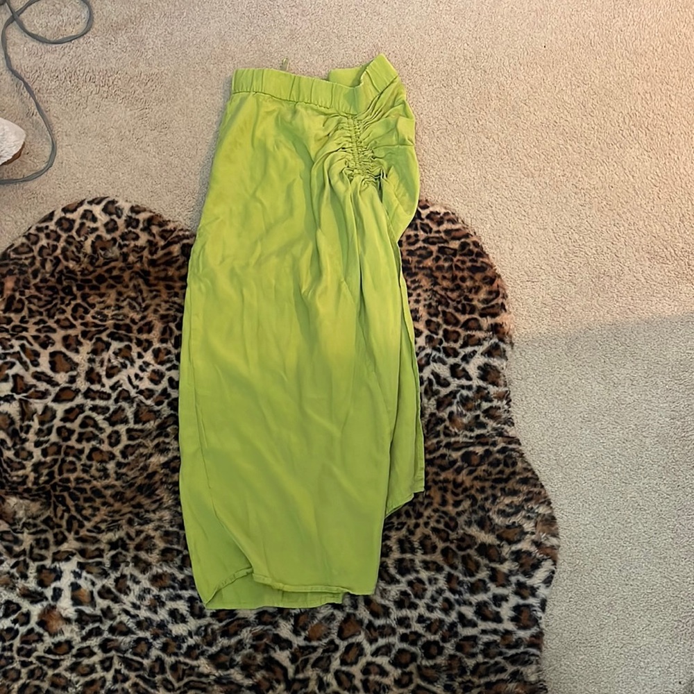 Green Long Skirt